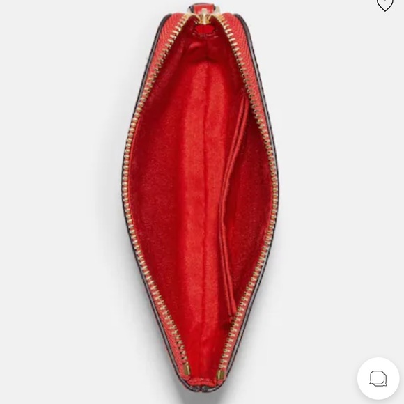 Coach Corner Zip Wristlet With Mini Vintage Rose Print
IM/Miami Red Multi - Picture 3 of 16